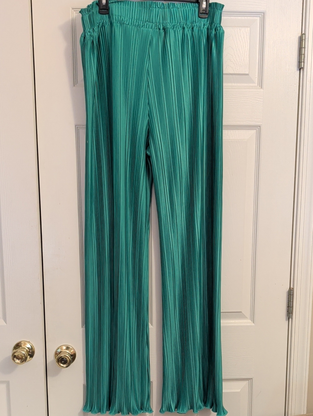 Oddy Satin Pleated Pants NWOT - Picture 6 of 7